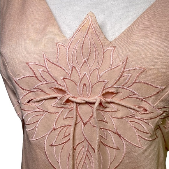 Adrianna Papell Blush Sleeveless Midi Dress - Picture 5 of 15